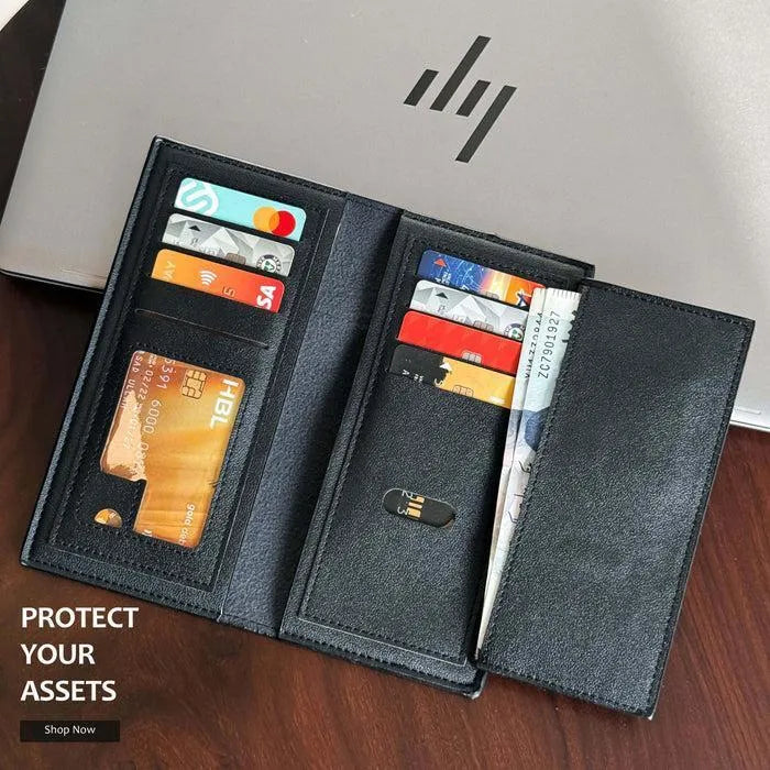 Multicolour leather wallet for men & women,s