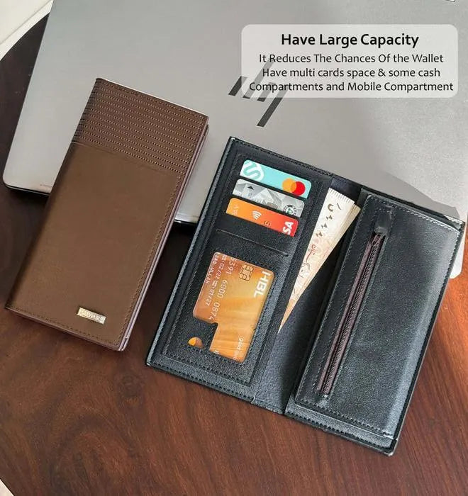 Multicolour leather wallet for men & women,s