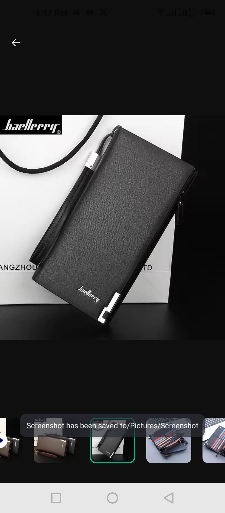Leather Long Wallet Original