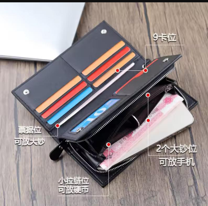 Leather Long Wallet Original